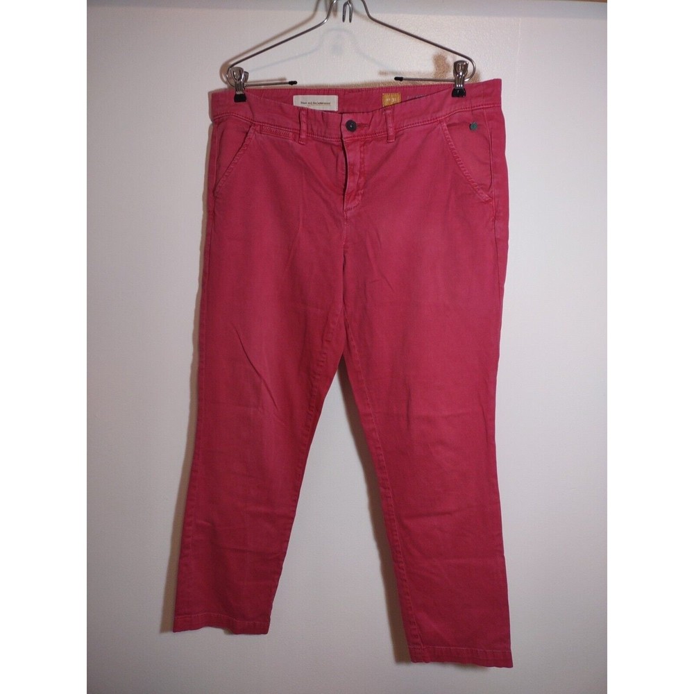 Pilcro And The Letterpress 31 Hyphen Pink Pants Stretch Anthropologie Classic